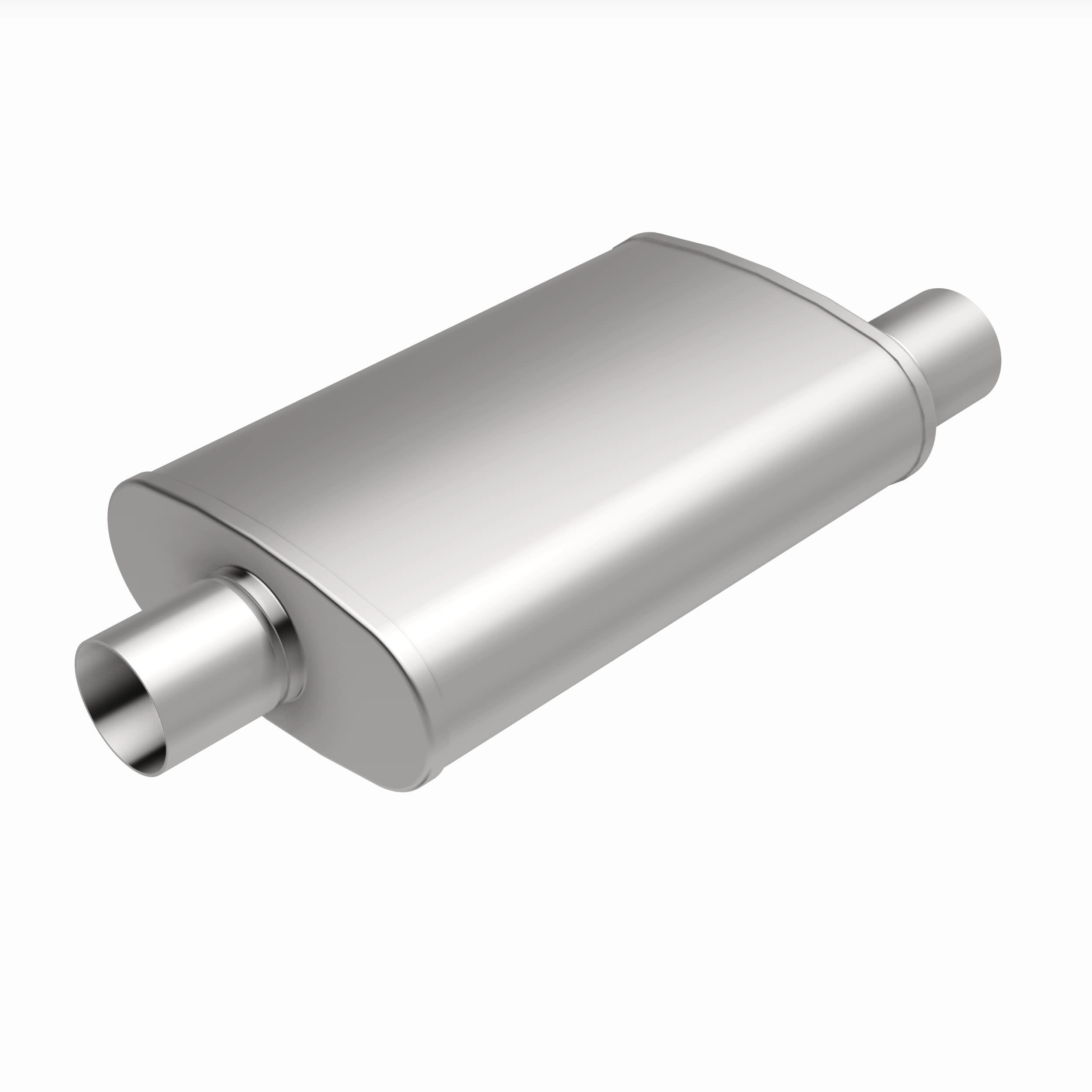 MAGNAFLOW 中間サイレンサー MagnaFlow Street 5 X 8in. Oval Straight-Through Performance Exhaust Mu